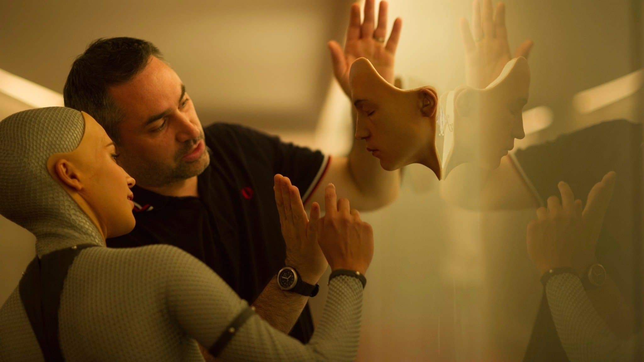 Through the Looking Glass: Making 'Ex Machina' cover