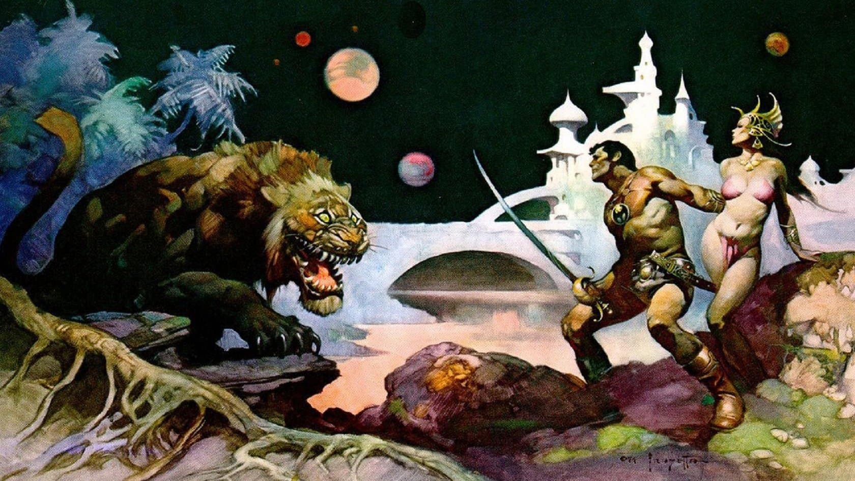 Frazetta: Painting with Fire cover