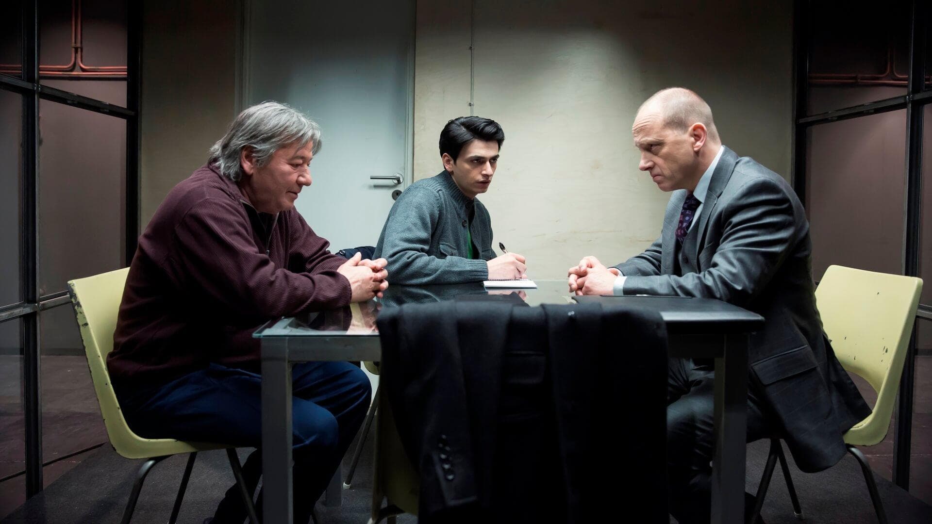 The Prosecutor, the Defender, the Father and his Son cover